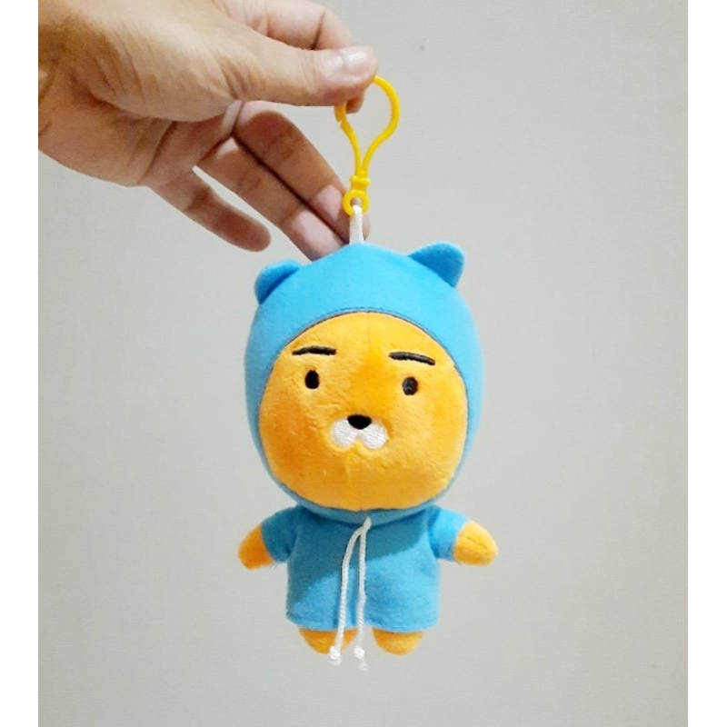 Gantungan Boneka Ryan Kakao Hoodie Biru Size 16 cm/ Gantungan Tas