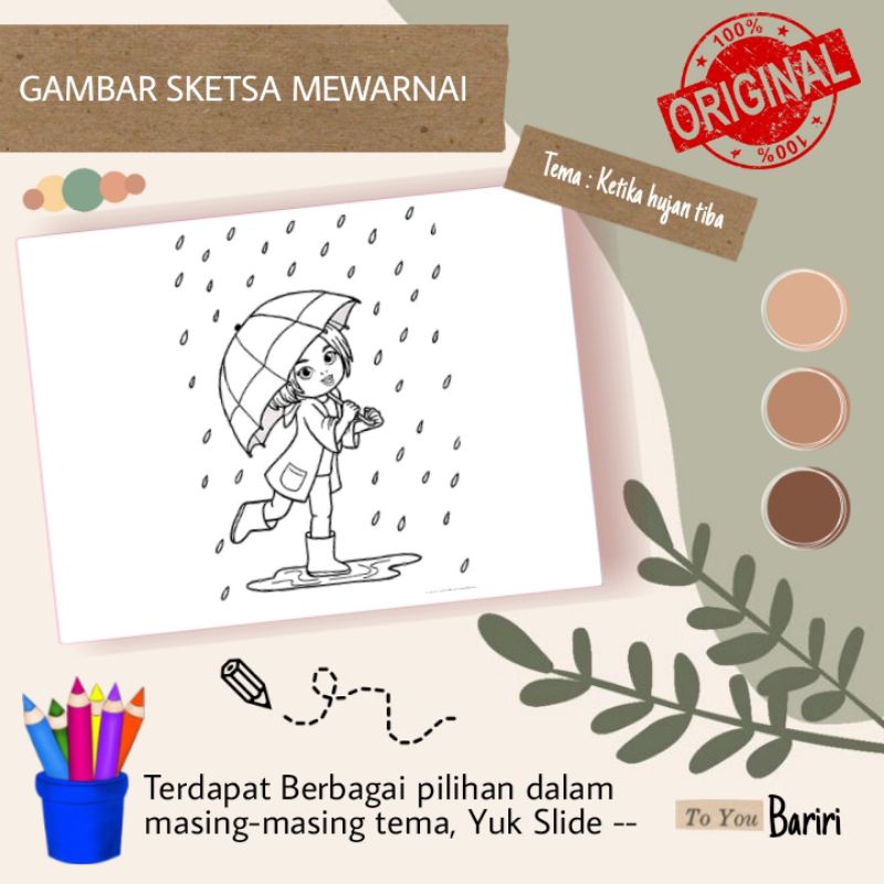 

Gambar Sketsa Mewarnai | KETIKA HUJAN TIBA | Sketsa lukis | Sketsa Sablon