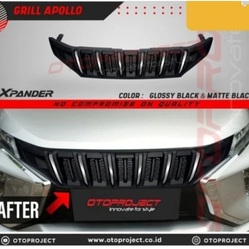 Front Grill Depan Apollo Otoproject Mitsubishi Xpander