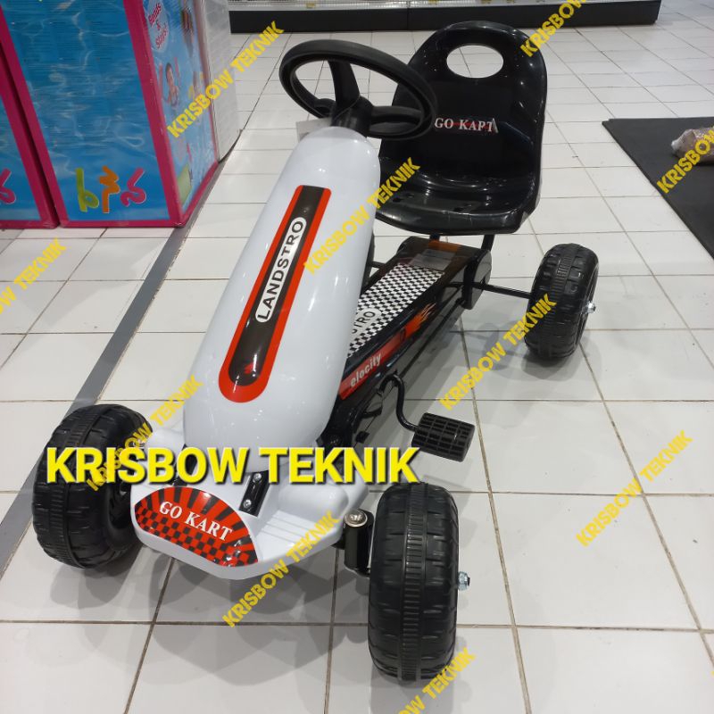 gokart kayuh Go Kart Anak Berwin - Putih