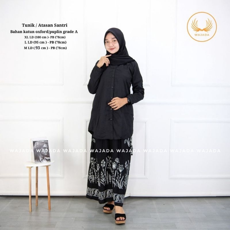 ATASAN TUNIK WANITA / TUNIK SANTRI / TUNIK POLOS