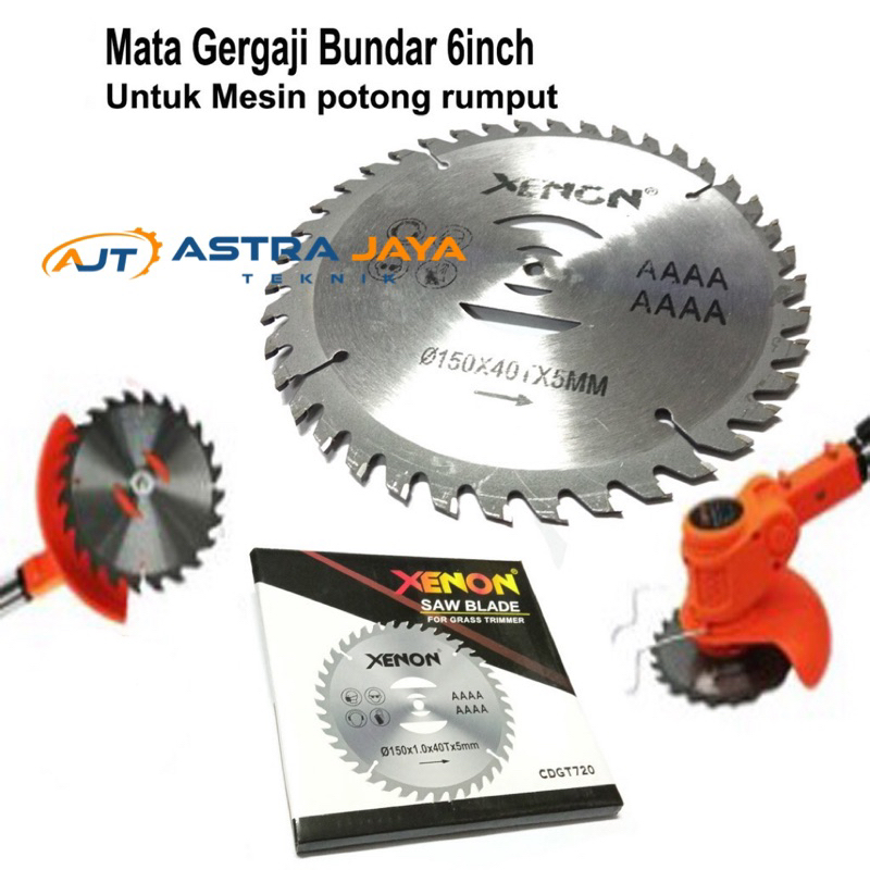 Mata Pisau Bulat Alat Potong Rumput Baterai XENON CDGT720 CDGT360 Cordless Circular Saw