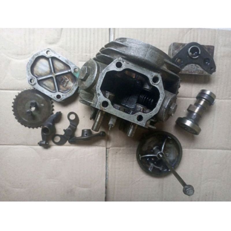 blok head klep isian Honda Supra fit new Revo lama original