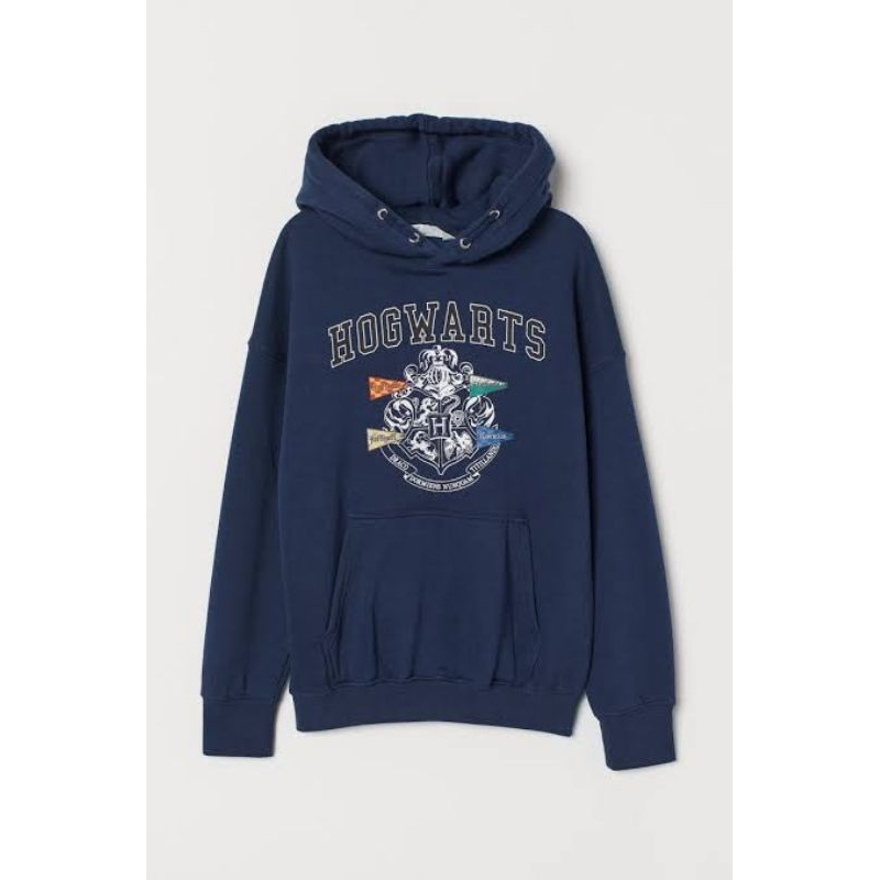 hoodie hnm h&m hogwarts navy