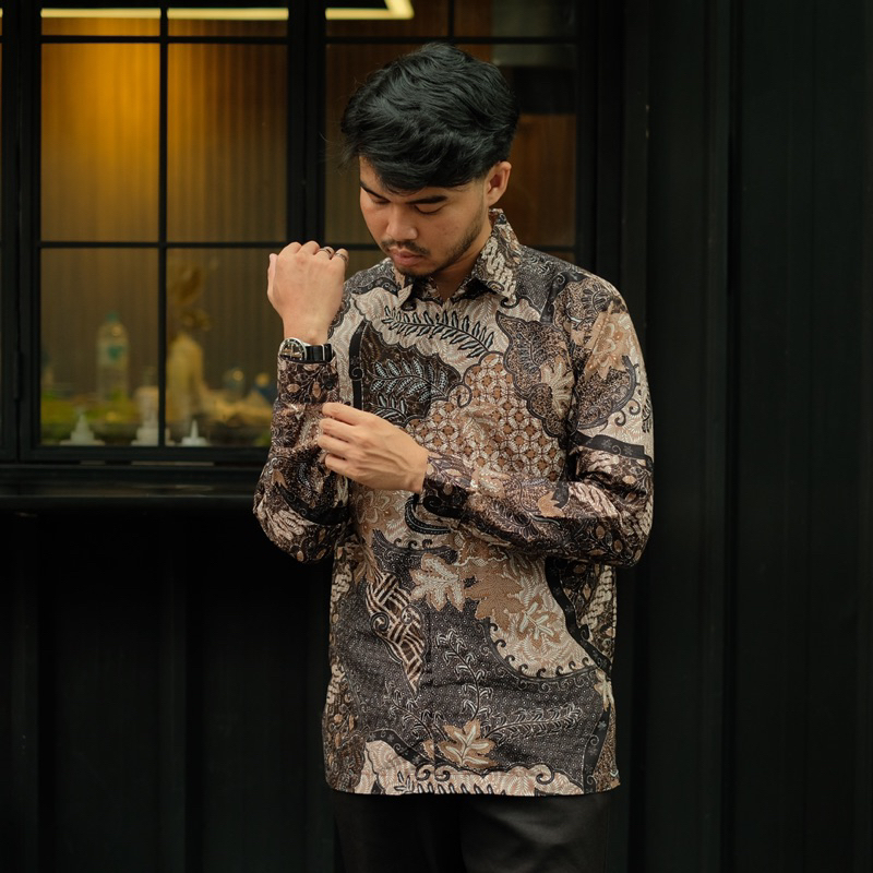 Batik Ayman - DHARANI | Kemeja Batik Pria Katun Solo Halus