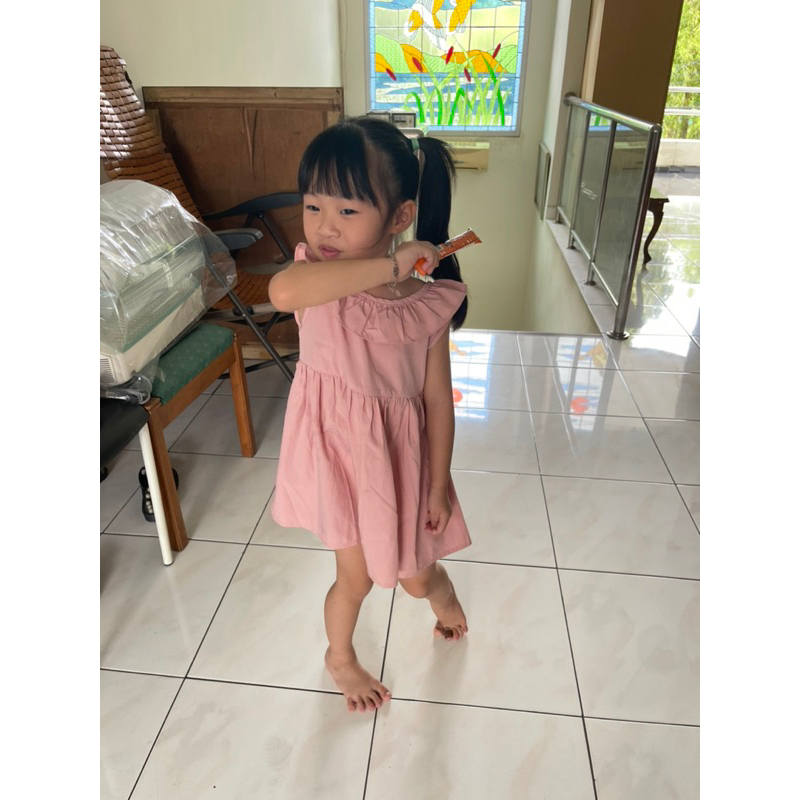 Baju anak umur 1-3 tahun dress Pink