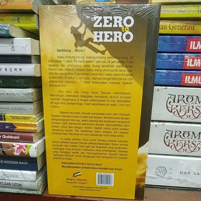 Buku Motivasi ZERO TO HERO (Solikhin Abu Izzudin) - Pro-U Media REGULER