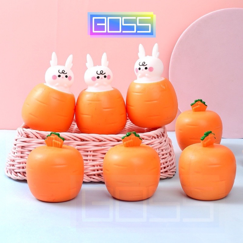 BOSS-Mainan squishy pop it kelinci silikon