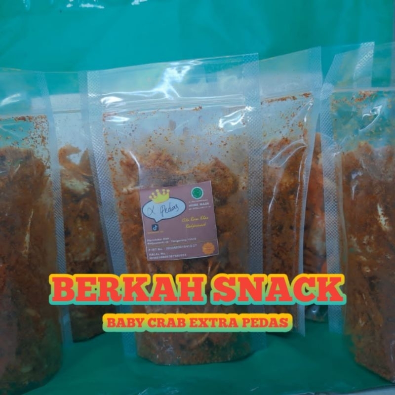 

Snack Baby Crab Krispi 50gram | Cemilan Baby Rajungan Krispi 50gram