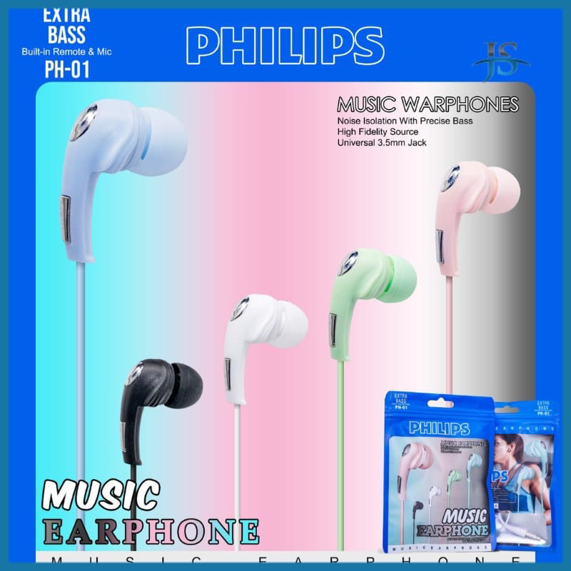 HEADSET / HANDSET / HANDSFREE EARPHONE PHILIPS HF PH-01 (PH01)