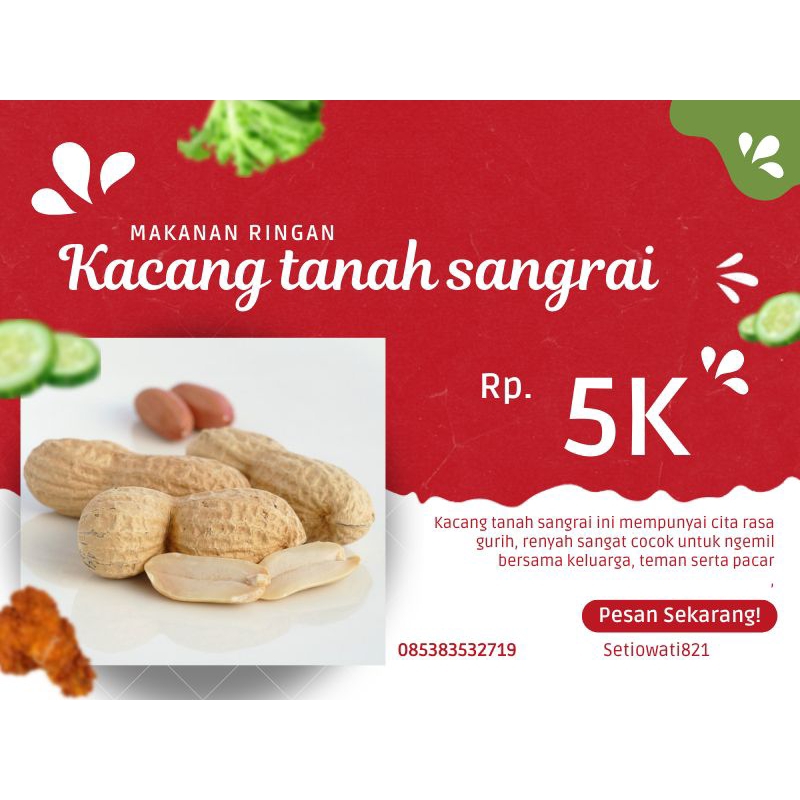 

kacang tanah sangrai