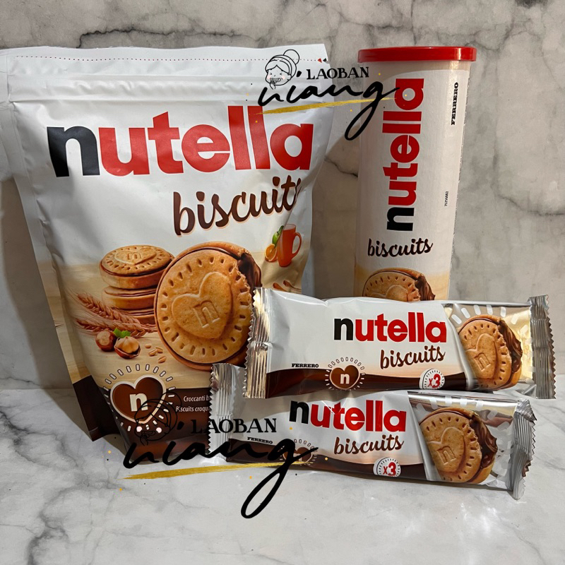 

nutella Biscuits pouch tube sachet chocolate biskuit biscuit bready 304g 166g isi 3