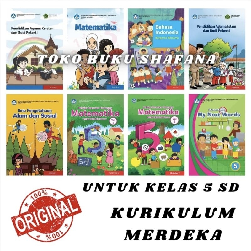 Buku Paket Kurikulum Merdeka Kelas 5 SD/MI KEMENDIKBUD ( DIKNAS )