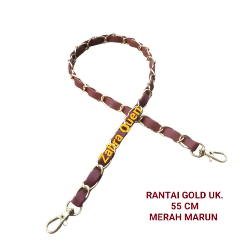 RANTAI PENDEK UKURAN 55 CM WARNA BESI KUNING