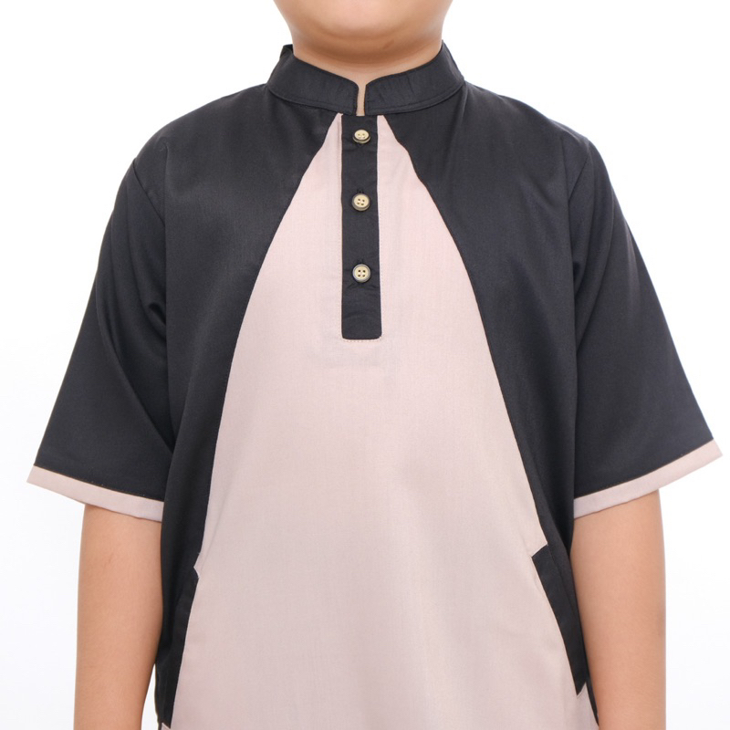 Adam (3) Setelan baju muslim koko anak Motif usia 2 3 4 5 6 7 8 9 10 tahun bahan katun model kurta