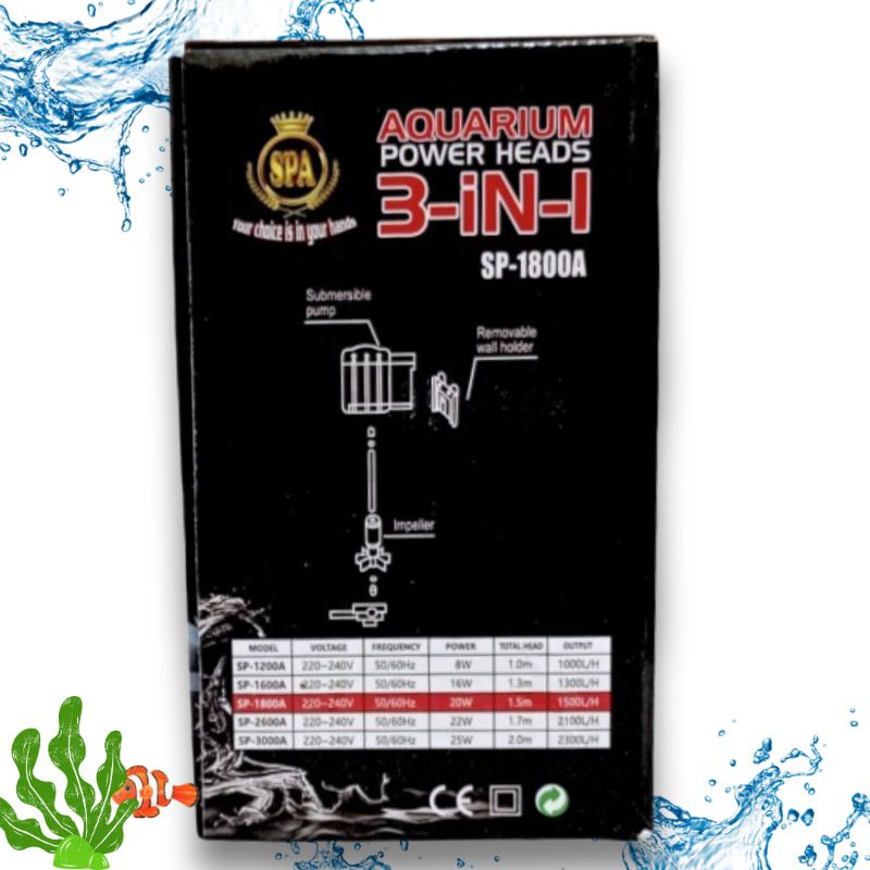 PROMO MURAH Pompa Kolam Aquarium Aquascape  SPA SP 1800A