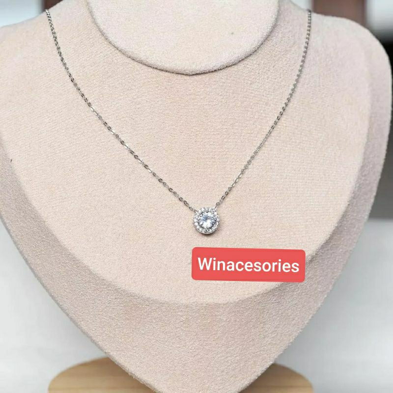 Kalung wanita  rodium, Gold perak silver 925
