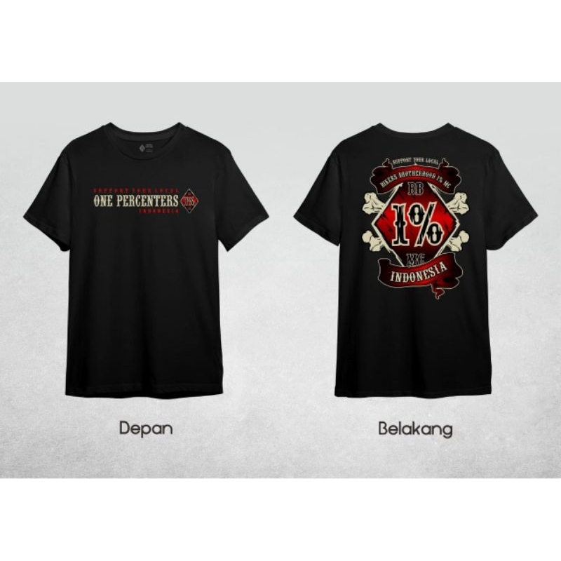 T-Shirt  Bikers Brotherhood 1% MC INDONESIA (02)