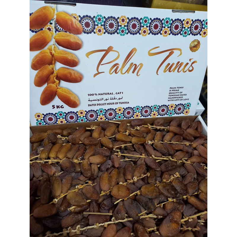 

kurma tunis tangkai 5kg jenis palmfrutt.. baru datang fresh