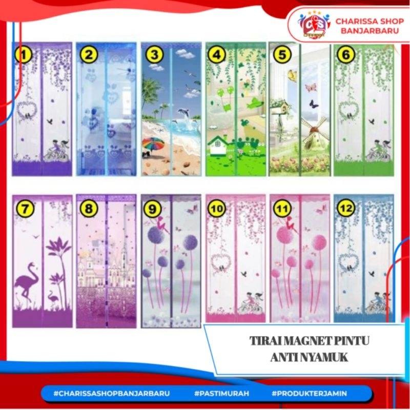 TIRAI MAGNET PINTU ANTI NYAMUK / TIRAI PINTU MAGNET