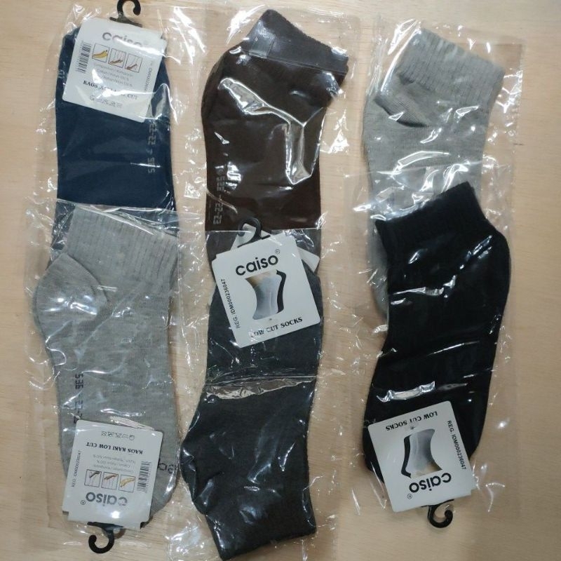 Kaos Kaki Kerja Pria Pendek Semata kaki Bahan Nylon Katun