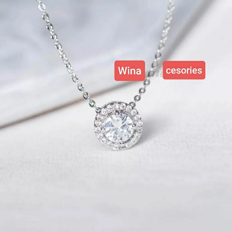 Kalung wanita  rodium, Gold perak silver 925