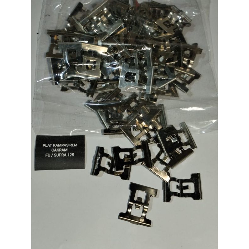 plat kampas rem belakang cakram spring pad per Supra x Supra 125