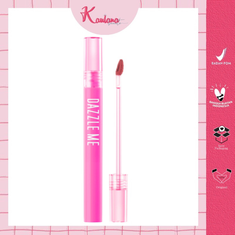 DAZZLE ME Misty Matte Lip Cream 2Gr 12H LONGLASTING NON STICKY