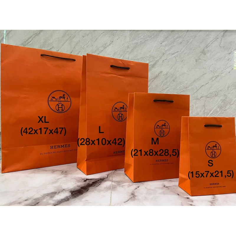 

Paperbag Herm3s Authentic All size
