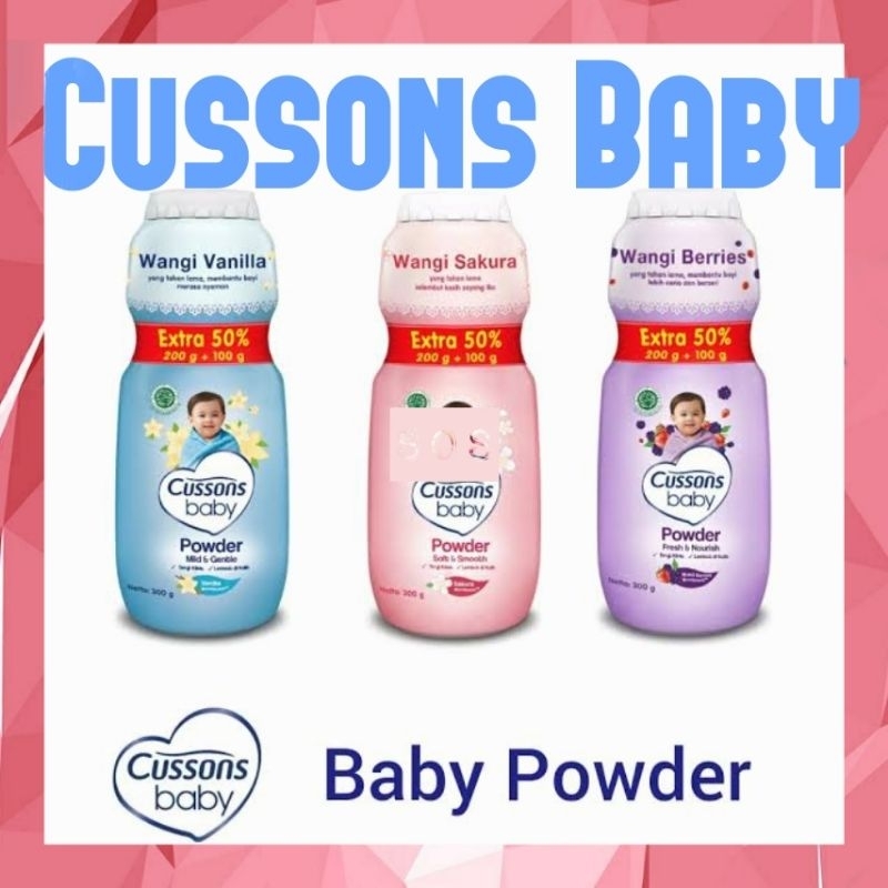 《OS3》 Cussons Baby Powder 150 gram - bedak bayi