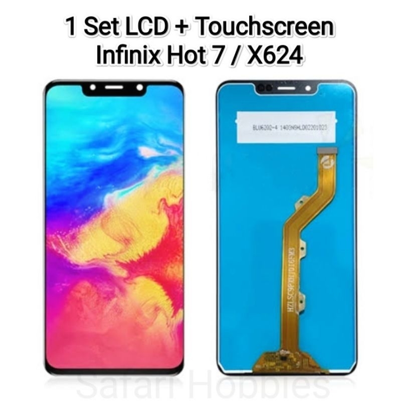 1 Set LCD+TS Infinix Hot 7 / X624