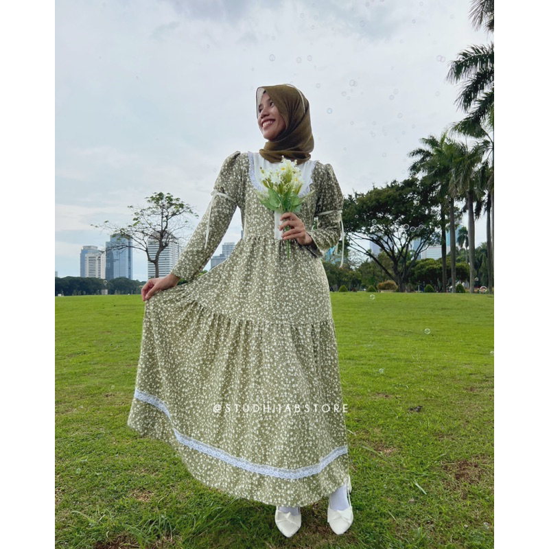 Alicia Vintage Dress by Studhijabstore