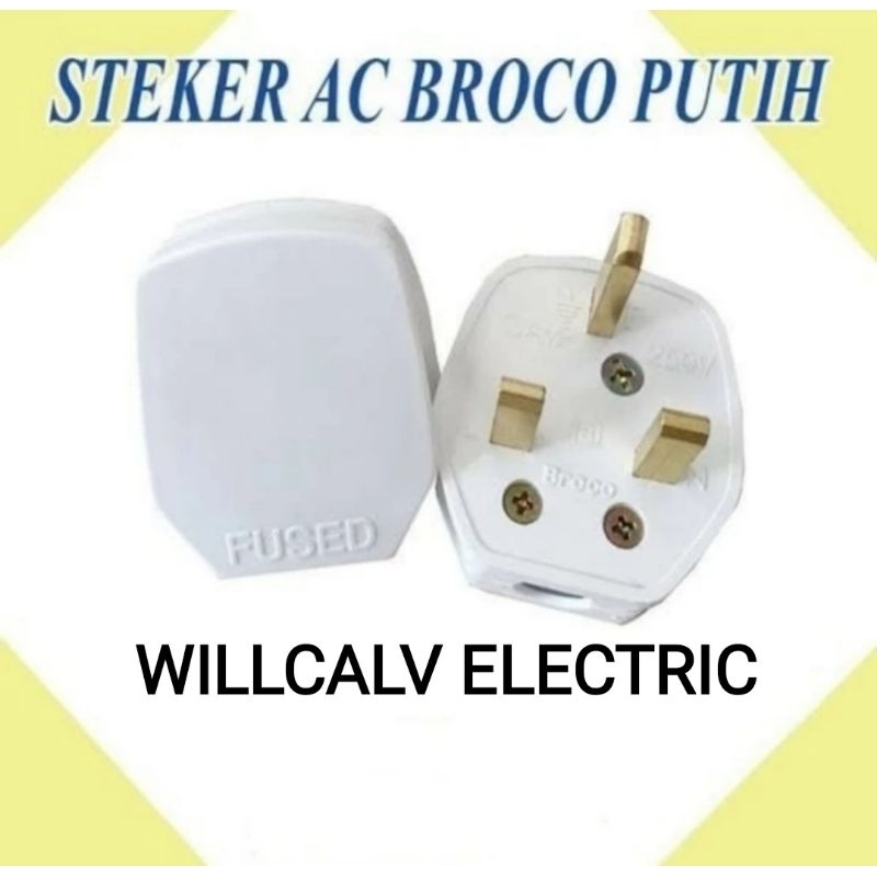 Steker Ac BROCO / Steker Kaki 3 Broco