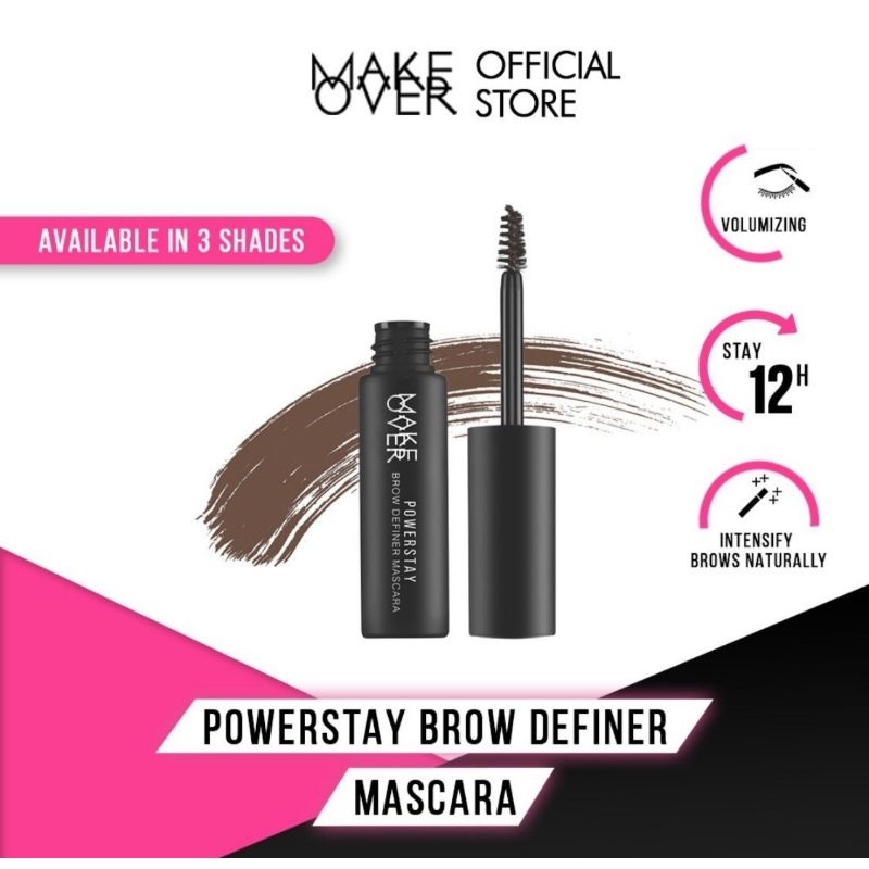 MAKE OVER Powerstay Brow Definer Mascara 6.5 g - Eye Brow Mascara