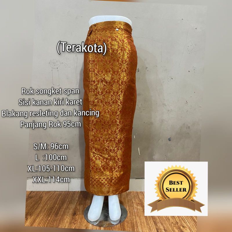 Songket Span / Rok span.SONGKET JADI / ROK SONGKET JADI /BAWAHAN KEBAYA / KAIN SARUNG