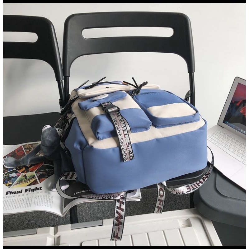 Ransel Pria Wanita 2023 Ransel Sekolah Kapasitas Besar Wanita Untuk Remaja Tas Fashion Wanita Pria