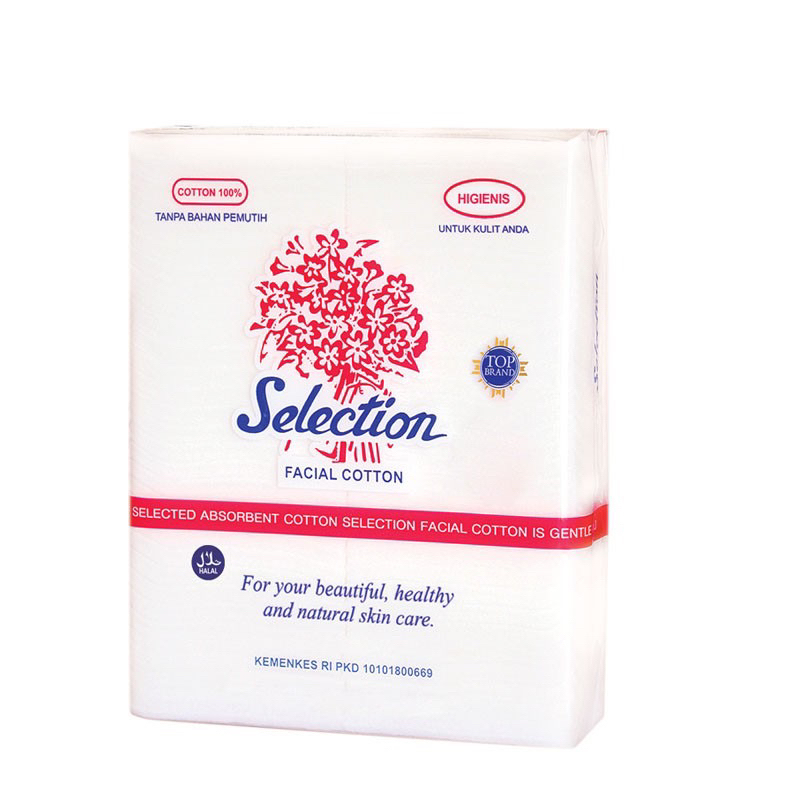 Kapas Selection Facial Cotton Round Kapas Tipis Toner Pembersih Wajah Bulat