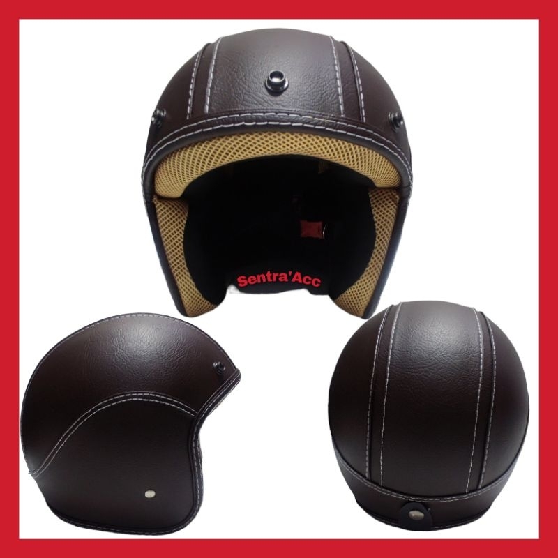 Helm Bogo Dewasa Helm Sni Dewasa Helm Pria Wanita Kulit