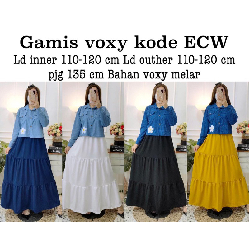 Gamis voxy busui ecw
