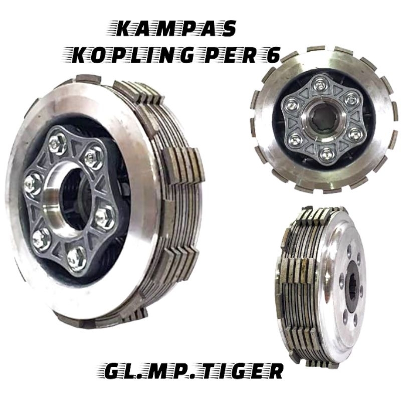 kampas kopling per 6 House Kopling per 6