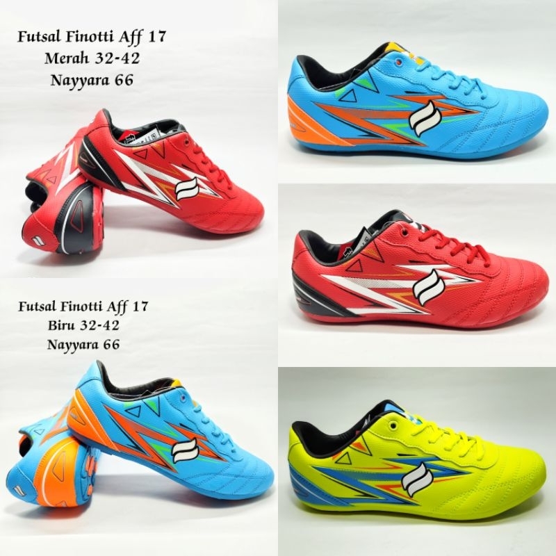 Sepatu futsal finotti Aff 17 original(size 32-42)