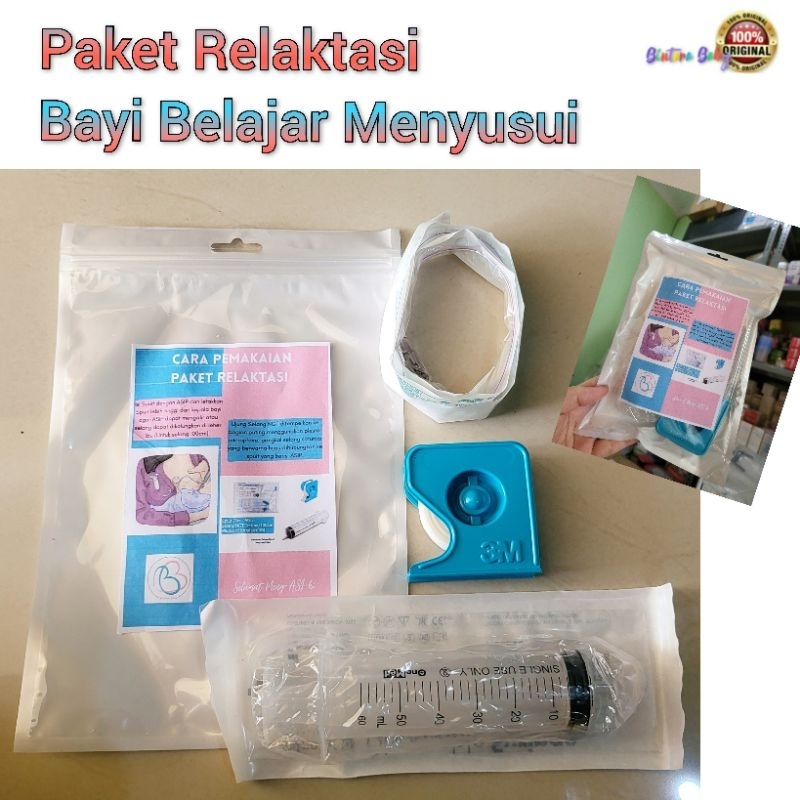 Paket Relaktasi Selang Rhomson Romson/ Paket Menyusui kembali / Paket Bayi belajar Menyusui Re-Lakstasi