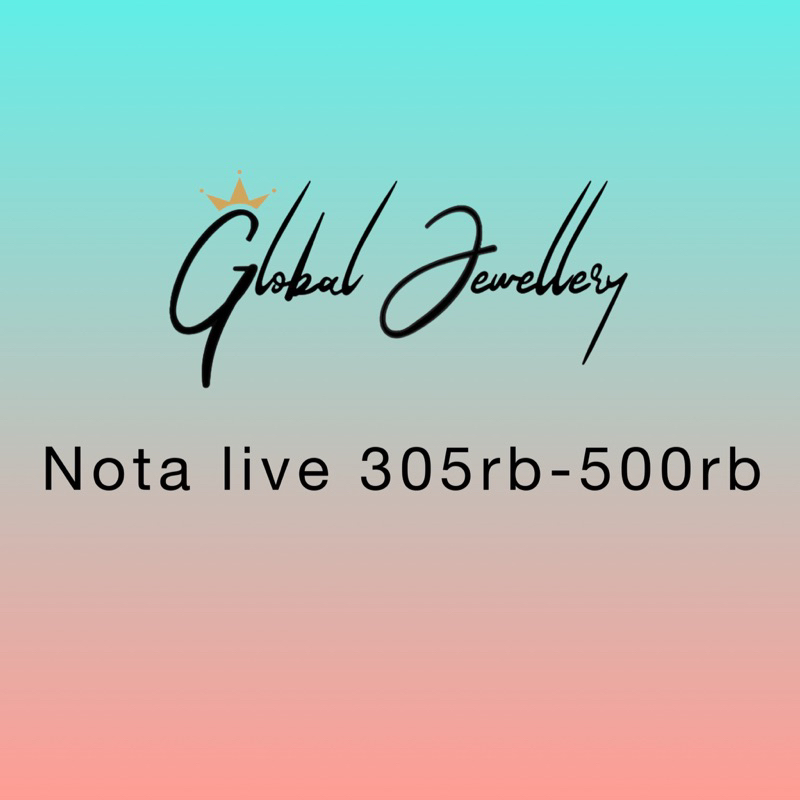 Nota LIVE harga 305rb-500rb