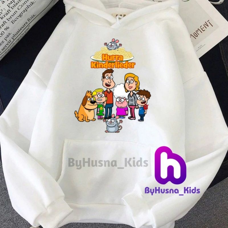 HURRA KINDERLIEDER JAKET HOODIE ANAK HURRA KINDERLIEDER YUTUB ATASAN ANAK PAKAIAN ANAK UNISEX CEWE C