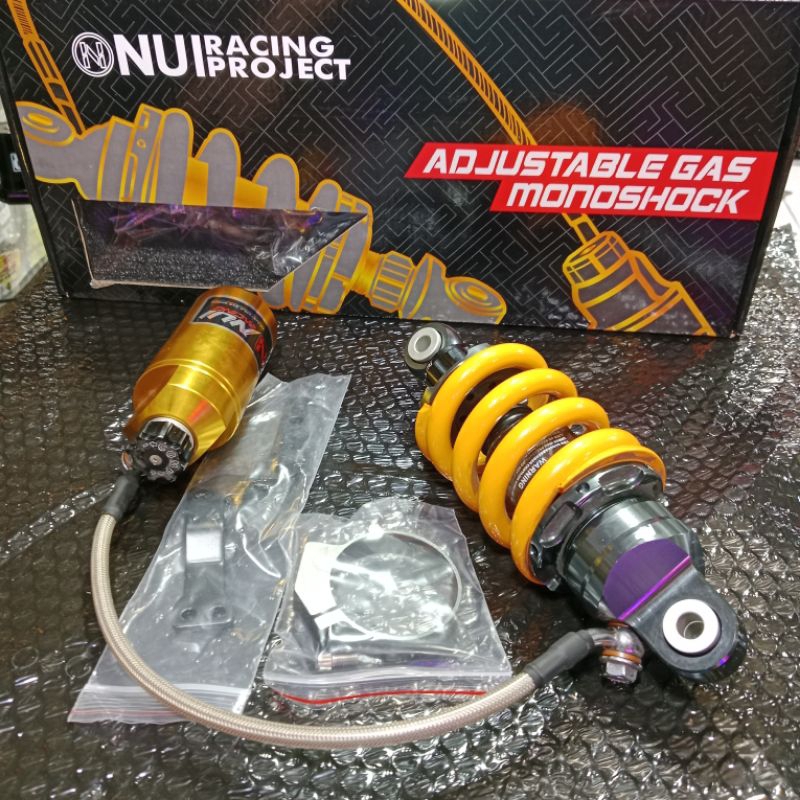 shock tabung mx nui racing/shock tabung pisah nui racing mx 135
