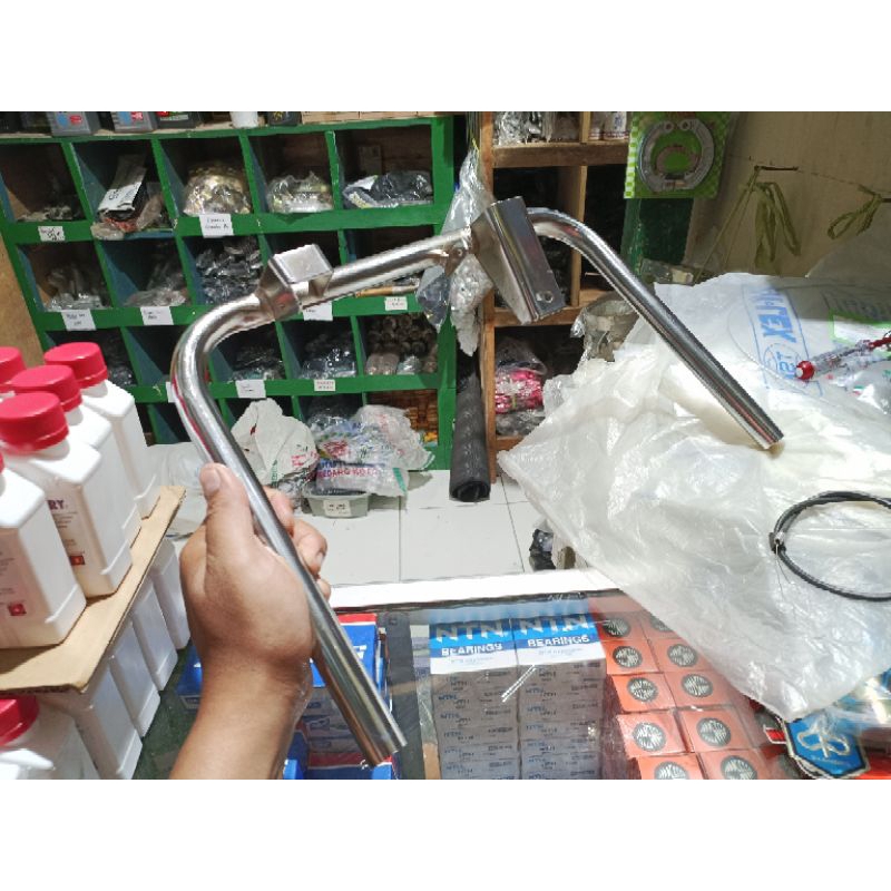 Standar Tengah Vespa PX Excel PS Strada pxe Chrome ring 10