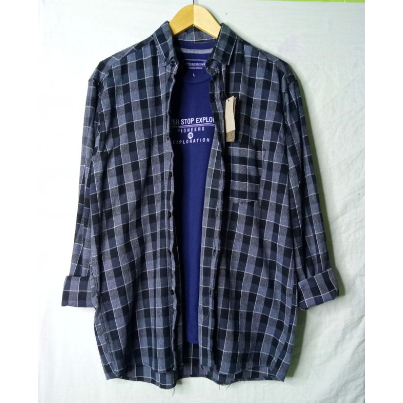 JUMBO KEMEJA FLANEL BESSELLER KEMEJA FLANEL LENGAN PANJANG UNISEX