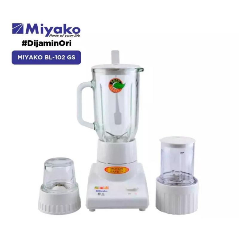 Blender Miyako 102 GS blender Miyako 3 gelas bahan gelas kaca