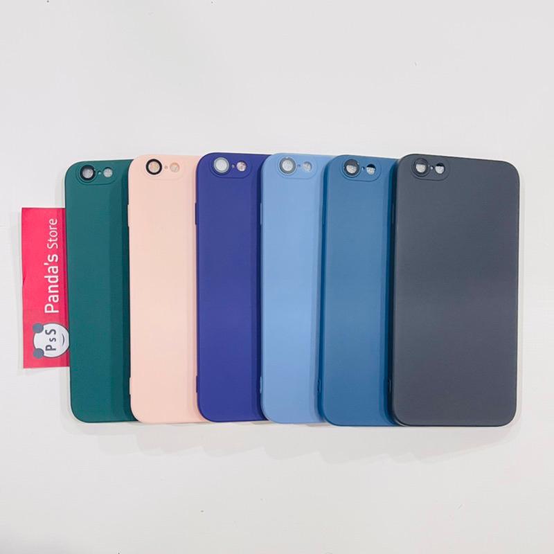 Case Iphone 6+ Lenspro Makaron Full Color Softcase Pro Lensa