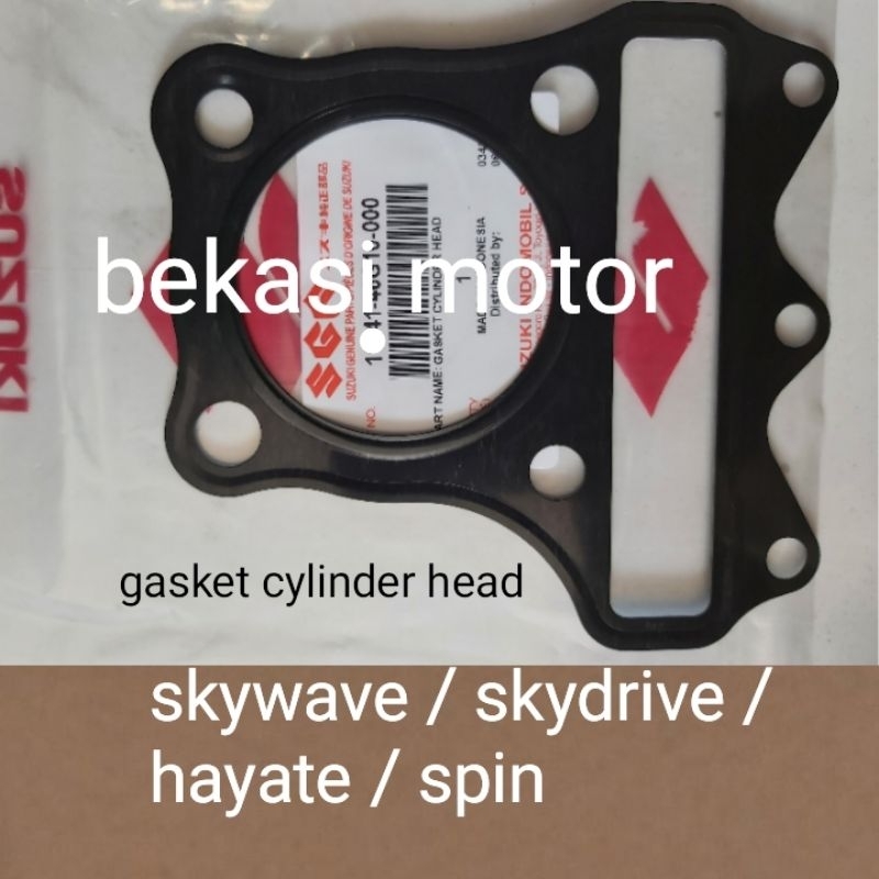 11141-46G10 gasket paking cylinder head suzuki skywave / skydrive / hayate / spin original